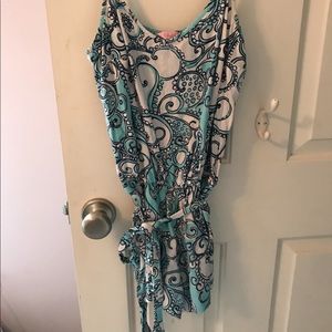Lily pulitzer blue romper
